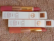 O.TWO.O 2 en 1 mate lápiz labial líquido y Mate brillo de labios maquillaje hidratante de larga duración impermeable de terciopelo lápiz labial de Color