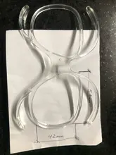 Montura de gafas de esquí resistente a impactos, marco cómodo para gafas de esquí y Snowboard, miopía, adaptador de lentes