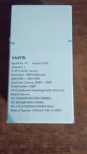 Snapdragon 636/6/128 GB 6,18 1080*2246 PANTALLA Full HD SANTIN K1 LTE 4G teléfono móvil Smartphone P30 P40 Mate 30 Pro max