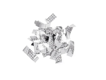 

TCM FX Metallic Confetti rectangular 55x18mm, silver, laser effect, 1kg