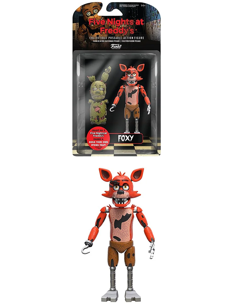 Подвижная фигурка ФНАФ Фокси Пять ночей с Фредди Foxy Action Figure Five Nights at Freddy’s
