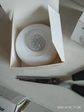 Detector infrarrojo de techo con Wifi, Sensor de movimiento PIR, alarma de Sensor de movimiento del cuerpo humano, sistema de alarma antirrobo de seguridad, aplicación IOS y Android