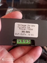 Controlador de Motor DC 5-30V, 12v, 24v, 5A, PWM, pantalla Digital de velocidad ajustable, codificador de relación de trabajo, frecuencia máxima de 15A, ZK-MG