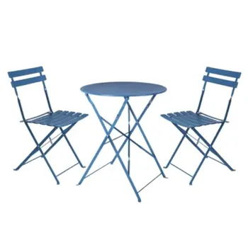 

Table and Chair GARDEN 60X60X71CM INDIGO Steel LDK GARDEN