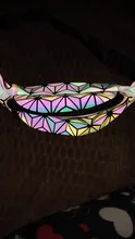 Riñonera luminosa de cuero para mujer, bolso de cintura, a la moda, 2020