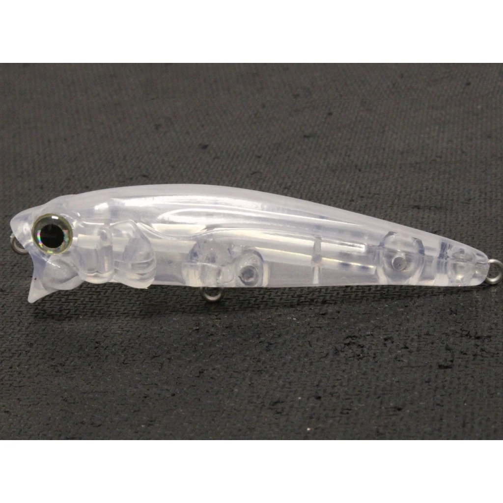 wLure 7.7g 7.5cm Walking the Dog Topwater Popper Blank Transparent Lure Bodies 10 per Pack Fishing UPW751 | Спорт и развлечения