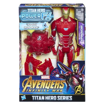 

Avengers toy play Titan and backpack Power fx Iron-Man 30 cm With Sound and al Backpack with the new breed teconología Hasbro E0606105
