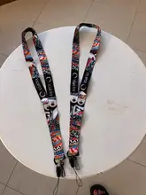 Cordón estampado personalizado para llaves, soporte de insignia de diseño a todo Color y tarjetas de personal
