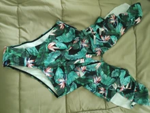 Bañador Sexy de una pieza para mujer, traje de baño de realce, Monokini con volantes, ajustable al hombro, 2021