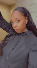 Kryssma-Largo ondulado peluca con diadema para mujeres negras, cabello sintético ondulado sin cuerpo de repuesto, 2020