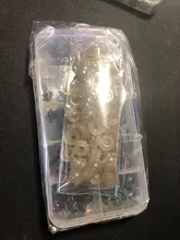 Ojos de seguridad de animales para juguetes, caja de accesorios de plástico de colores variados de 8mm, 10mm, 12mm, 100 Uds.