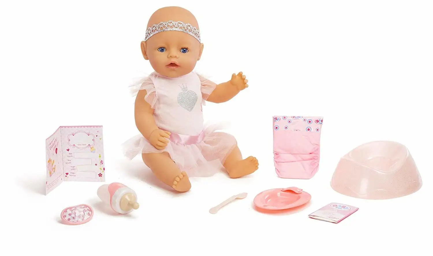 Интерактивная кукла Baby Born голубые глазки