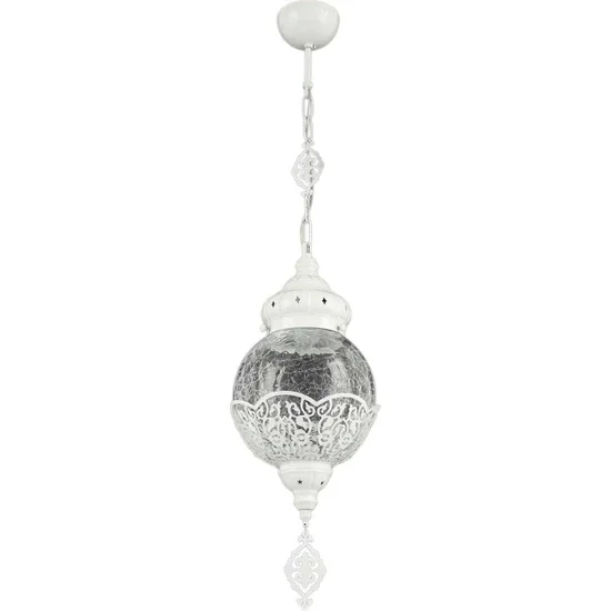

Single Chandelier - White
