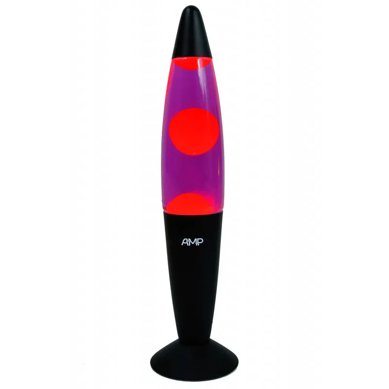 Лава лампа Amperia Rocket Красная/Фиолетовая(35 см