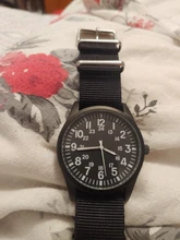 Air Force-reloj con correa de nailon para hombre, cronógrafo deportivo de cuarzo con pantalla de 24H para exteriores