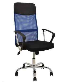 

Office armchair GINO (H), blue mesh & fabric mesh black