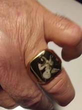 Personalizado grabado por encargo nombre anillo con foto de acero inoxidable anillos de sello para hombre foto familiar hombre de compromiso anillos de boda