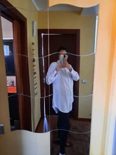 Blusas informal de manga larga para otoño camisa blanca mujer de talla grande para Estilo Vintage rosa 2020