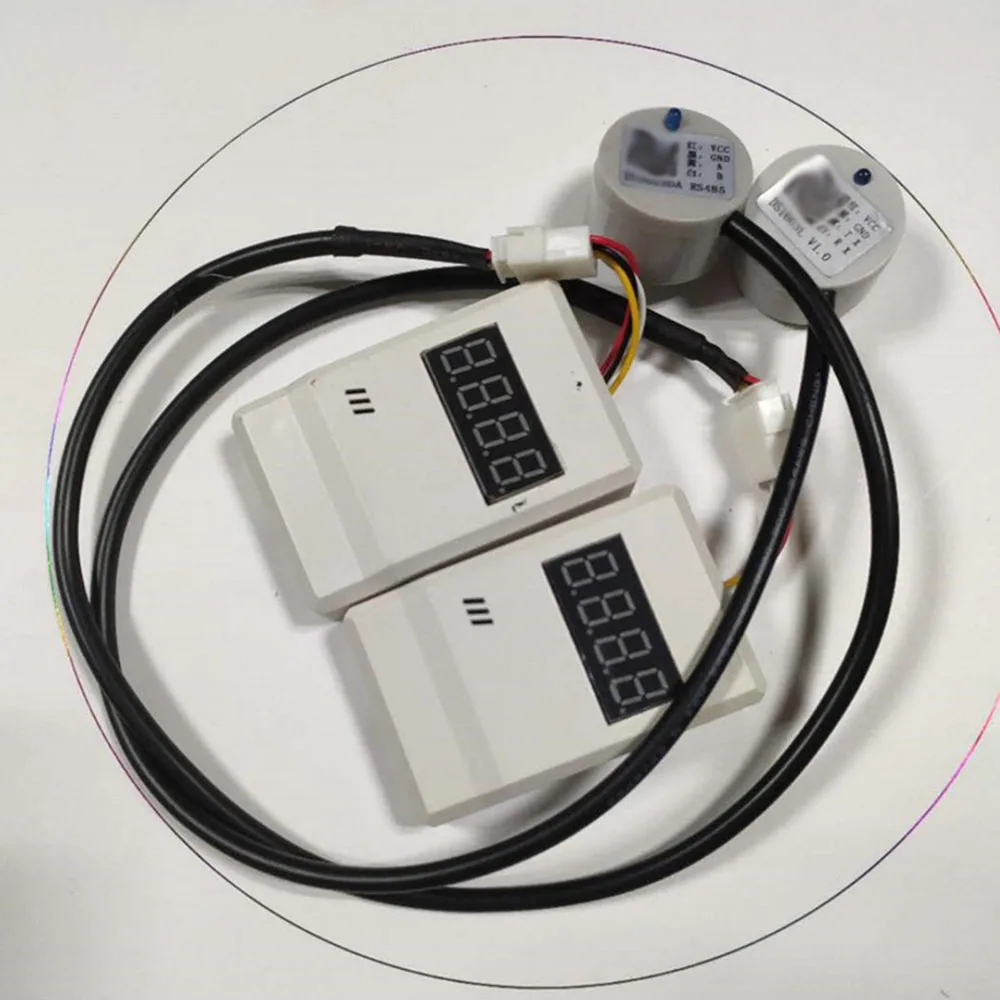 Taidacent Ultrasonic Fuel Level Sensor Water Level Detection Display Ultrasonic Fuel Level Detector Oil Tank Level Sensor