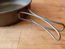 Frying-Pan Tableware Griddle Skillet Boundless Voyage Titanium Outdoor Camping Ultra-Light