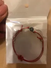 Pulsera hecha a mano con 26 letras, cuerda de rosca negra y roja, pulseras ajustables con iniciales del nombre para hombre y mujer, joyería con estilo para pareja
