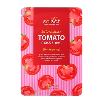 

Fabric mask soleaf so delicious tomato Mask Sheet