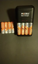 Rechargeable-Battery AA Batteria NIZN 2500mwh PKCELL 2slot 8pcs Eu-Us-Plug