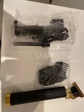 Cortadora de pelo eléctrica para hombre, afeitadora LCD de 0mm, recortadora profesional para Barbero, Máquina para cortar cabello recargable T9 USB