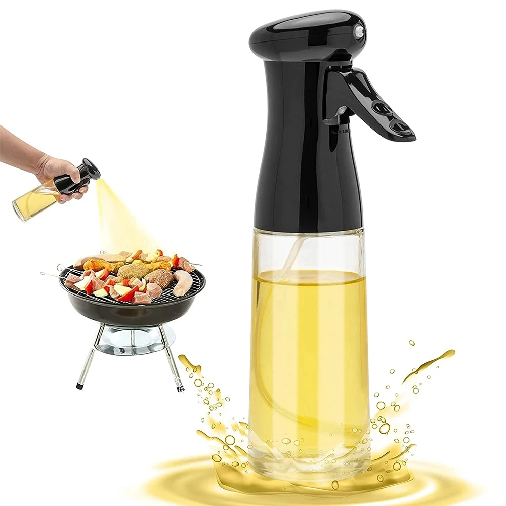 210ml Kitchen Oil Bottle Cooking Baking Vinegar Mist Sprayer Oil Spray