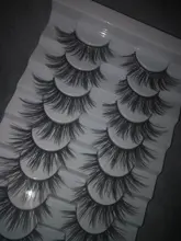 Pestañas postizas de visón 3D, 5/8/10 pares, naturales, suaves y esponjosas, voluminosas, largas y espectaculares, maquillaje de extensión de pestañas cruzadas