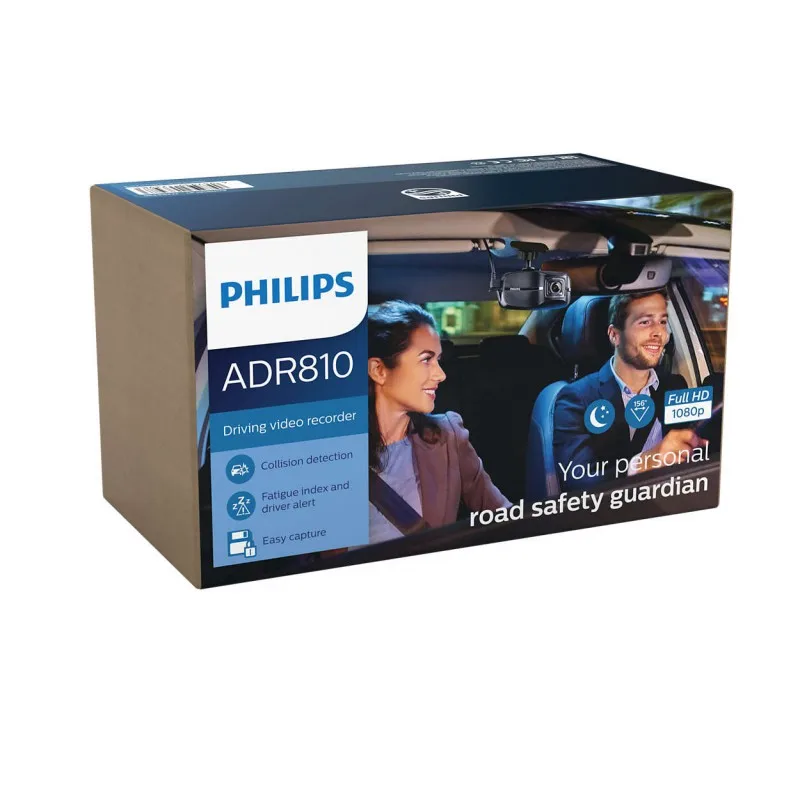 Philips видеорегистратор DVR ADR81 BLX1 DVR ADR810 высокое разрешение 16GB 1920x1080 для авто мини видеозапись