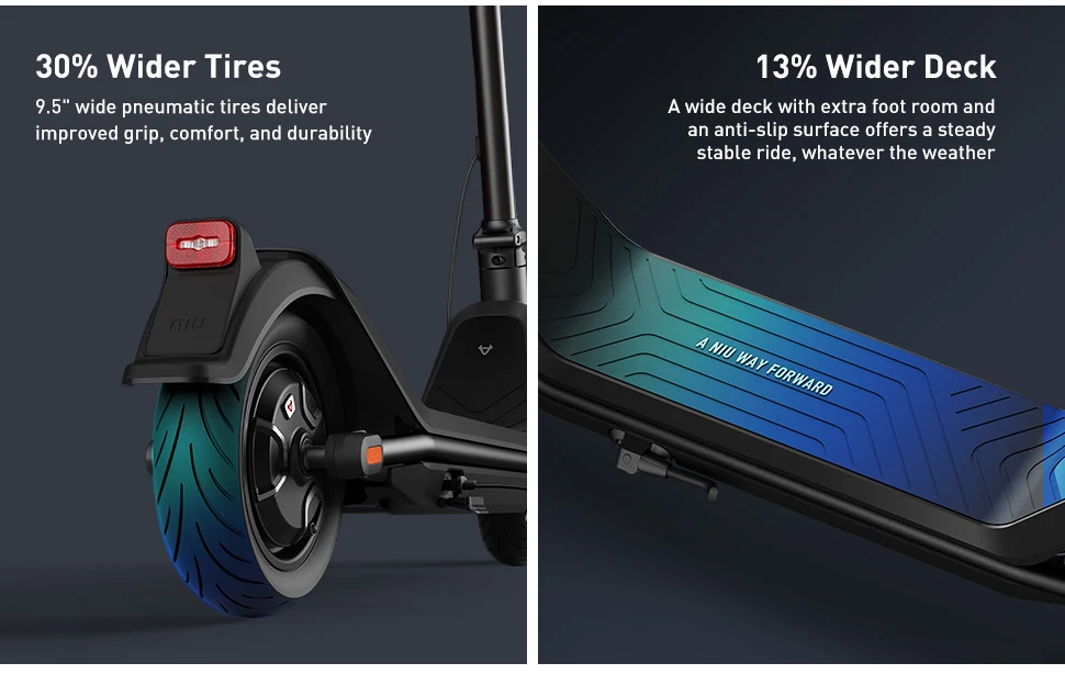 NIU KQi3 Pro Electric Kick Scooter for Adults 31 Mile Range 20MPH Max