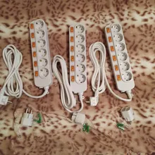 Power-Strip Switches Sockets Surge-Protection Electrical-Extension Independent 5/6-Outlets