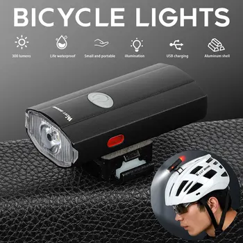 

Bike Light Rainproof USB Rechargeable LED 2000mAh 300 lumens MTB Front Lamp Headlight Aluminum Ultralight Flashlight Bicycle Lig