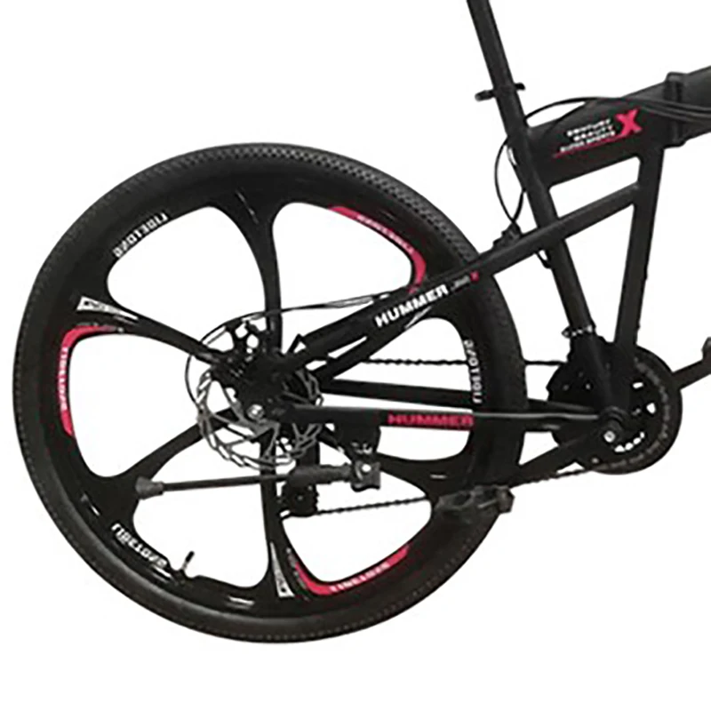 Bicicletta pieghevole mountain bike MTB-Hummer nero - AliExpress Sports \u0026  Entertainment