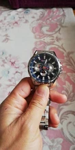 Curren-reloj para hombre, de cuarzo con cronógrafo, de pulsera, resistente al agua, deportivo, de acero inoxidable, masculino