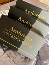 Ambition-cartucho para tatuar con agujas, 20 piezas, revestimiento redondo, n. ° 10, bugpin (0,30mm), 1RL, 3RL, 5RL, 7RL, 9RL, 11rl, 14rl