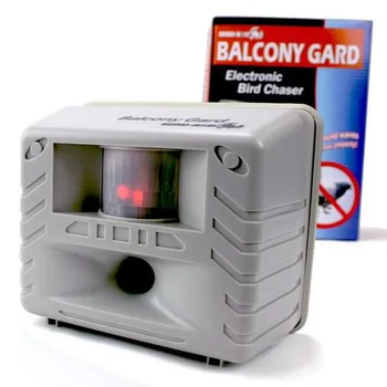 

Ultrasonic bird repeller Bird X Balcony Gard ultrasound from Bird Garden for parcel safe for people made in USA