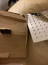 EVERSO-Cabezal de ducha de lluvia de acero inoxidable, ultrafino, acabado cromado, redondo y cuadrado, 12/10/8/6/4 pulgadas