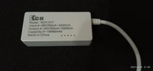 Amperímetro de cola blanca de KCX-017 con pantalla LCD, medidor de Monitor de capacidad de corriente de voltaje Mini USB, Detector de 3V-7V, medidor de corriente móvil