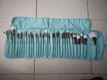 Yuwaku-Juego de brochas de maquillaje, 32 unidades, para base de maquillaje, labiales sombras para ojos, brochas de maquillaje en polvo, bolsa de herramientas, Kit de maquillaje