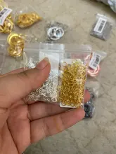 Anilla de Metal de rodio dorado de 3-16mm, 50-200 Uds., anilla de engarce abierta trabillas individuales, anillos abiertos, suministros para joyería DIY, accesorios hechos a mano