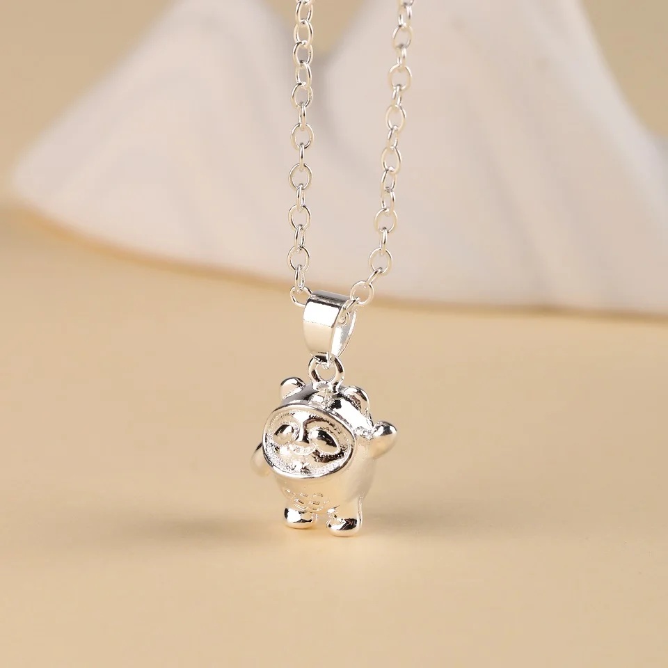 2022 Hot Beijing Winter Pattern Panda Sterling Silver Necklace S925 Necklace Cute and Fashion Hot for Lovers Women