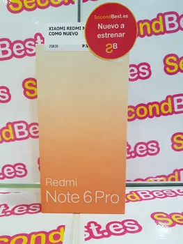 

Smartphone Xiaomi Redmi Note 6 PRO 64GB 4GB RAM Black M1806E7TG New
