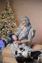 MEIFAN Cosplay Lolita largo recto Color diaria peluca Peluca de Anime sintética de cabello en la mujer rosa azul gradiente gorros y sombreros Harajuku peluca