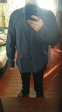 Camisa de manga larga para hombre, prenda de vestir, informal, de negocios, con rayas clásico, color púrpura y azul, talla grande 8XL, 7XL, 6XL, 5XL, 4XL