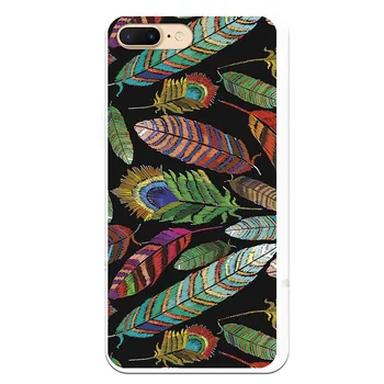 

WP023 Feather costume drawing stand case for Apple IPhone 7 Plus/8 Plus
