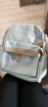 Mochila pequeña de lienzo natural para mujer, morral escolar de Color sólido para adolescentes, dos tamaños, bolsos de hombro de viaje