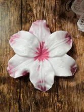 Орхидея бело-розового цвета из мыла Орхидея бело-розового цвета из мыла