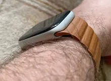 Correa de cuero para Apple Watch, banda magnética de 44mm, 40mm, 38mm y 42mm para reloj inteligente iWatch series 3, 4, 5, se, 6